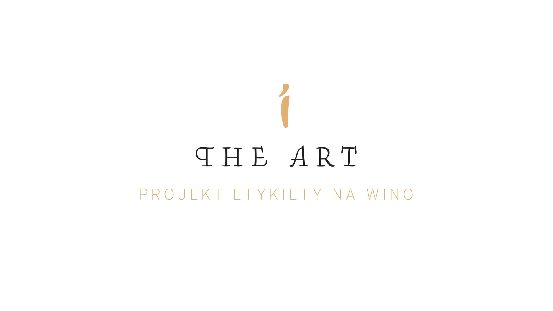Wino The Art projekt etykiety na wino