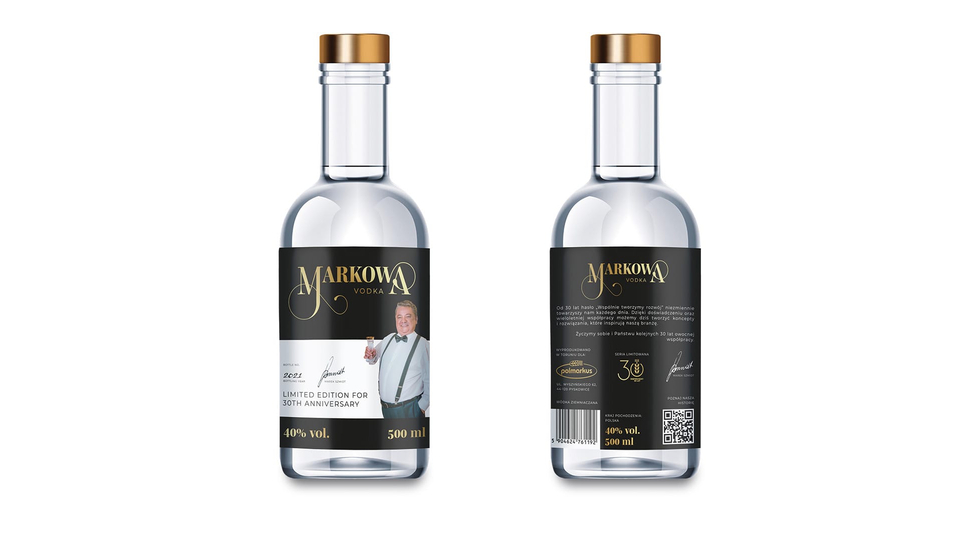 markowa_odka5 Markowa Vodka - alkohol personalizowany - etykieta i kontretykieta