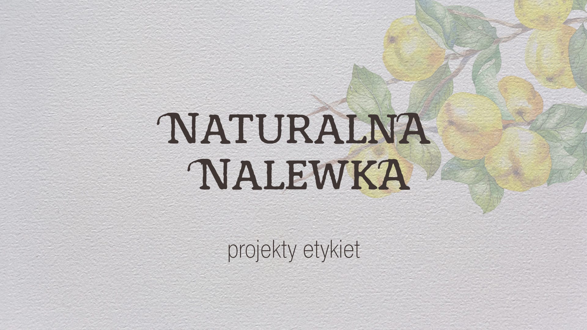 Naturalna Nalewka