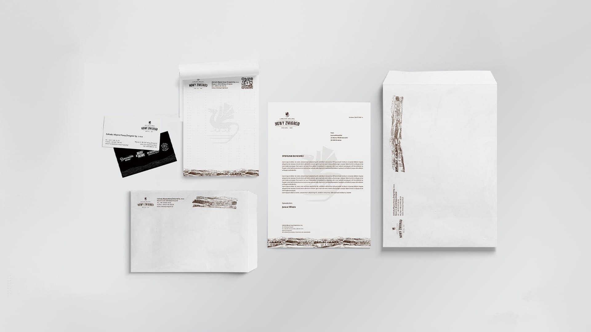 Zakłady Mięsne Nowy Żmigród - list firmowy